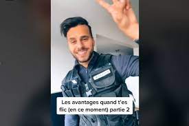 policier tik tok